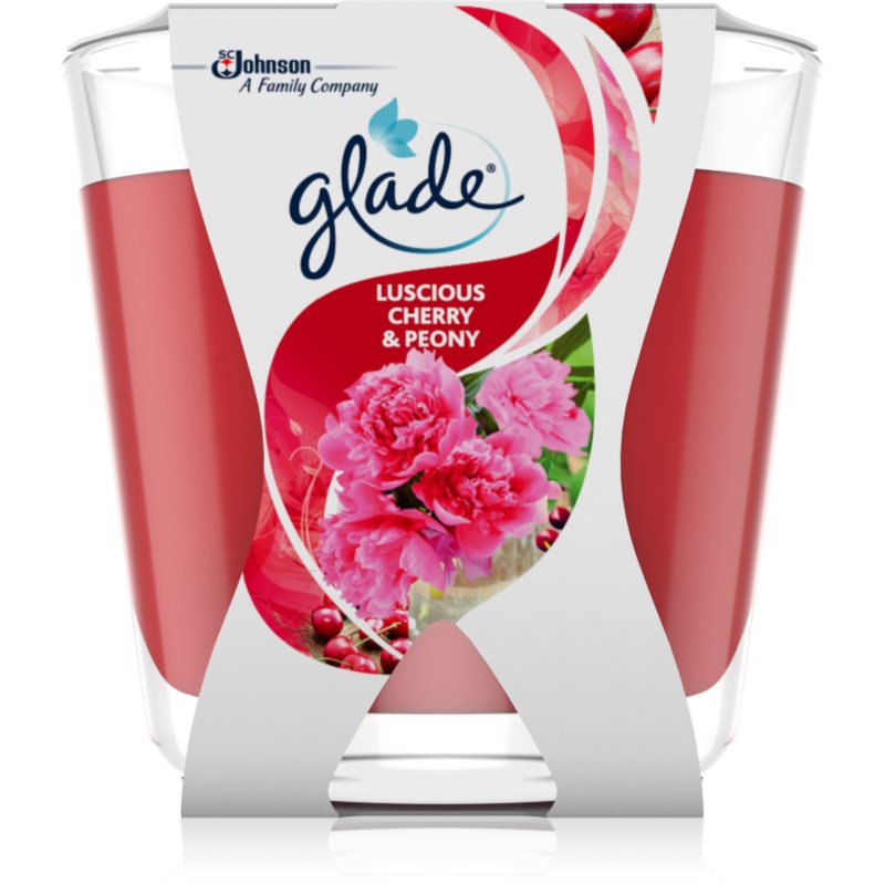 GLADE Luscious Cherry & Peony ароматна свещ 70 гр. - Аромат - Сравни цени от 1 магазин с безплатна доставка