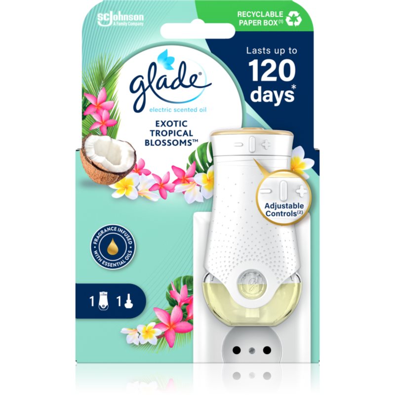 GLADE Exotic Tropical Blossoms електрически уред за освежаване на въздуха - Аромат - Сравни цени от 1 магазин с безплатна доставка