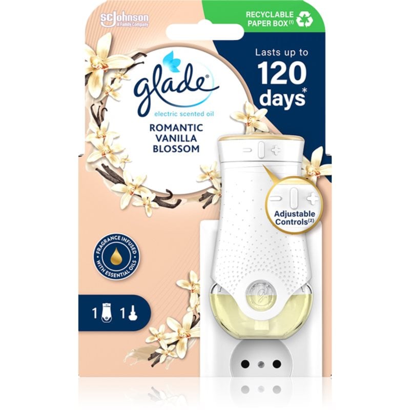 GLADE Romantic Vanilla Blossom електрически дифузер