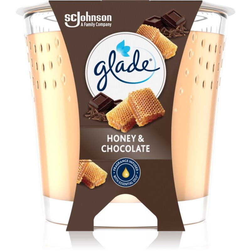GLADE Honey & Chocolate ароматна свещ 112 гр. - Аромат - Сравни цени от 1 магазин с безплатна доставка