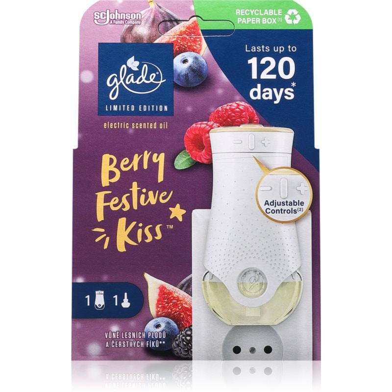 GLADE Berry Festive Kiss електрически уред за освежаване на въздуха - Аромат - Сравни цени от 1 магазин с безплатна доставка