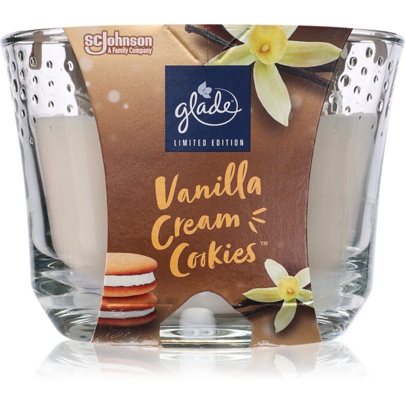 GLADE Vanilla Cream Cookies ароматна свещ 204 гр. - Аромат - Сравни цени от 1 магазин с безплатна доставка