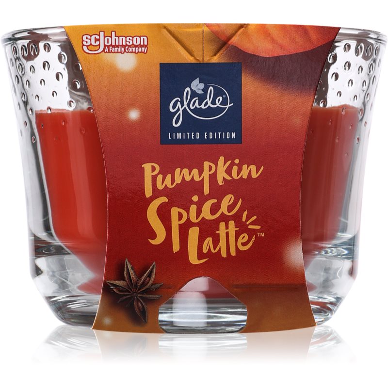 GLADE Pumpkin Spice Latté ароматна свещ 204 гр. - Аромат - Сравни цени от 1 магазин с безплатна доставка