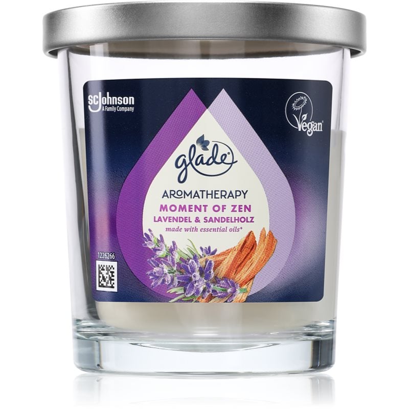 GLADE Aromatherapy Moment of Zen ароматна свещ 170 гр.