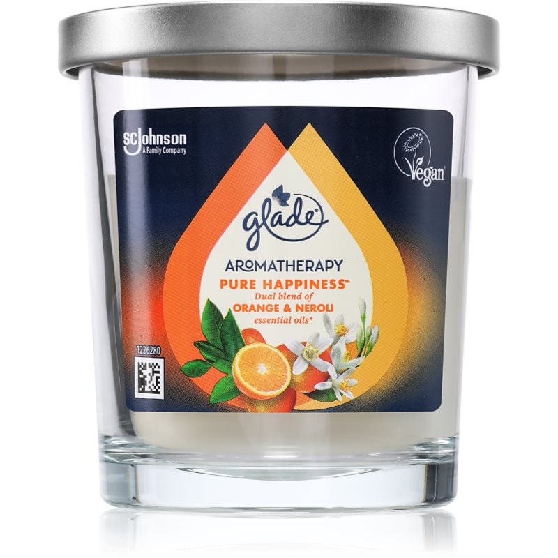 GLADE Aromatherapy Pure Happiness ароматна свещ 170 гр. - Аромат - Сравни цени от 1 магазин с безплатна доставка