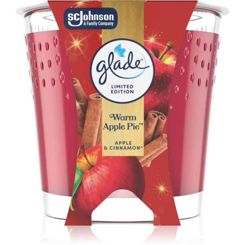 GLADE Warm Apple Pie ароматна свещ 112 гр. - Аромат - Сравни цени от 1 магазин с безплатна доставка