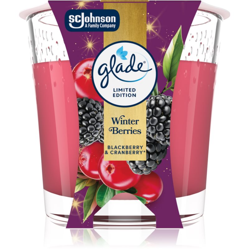 Glade GLADE Winter Berries ароматна свещ 112 гр. - Унисекс парфюм 112мл - Сравни цени от 1 магазин с безплатна доставка