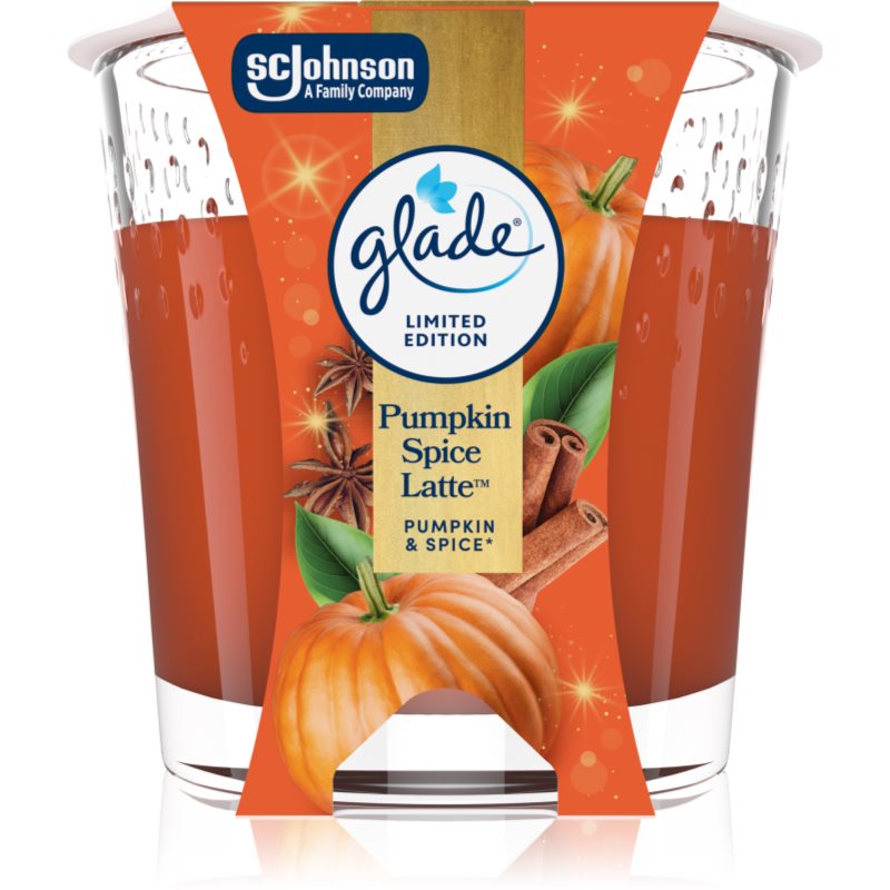 GLADE Pumpkin Spice Latté ароматна свещ 112 гр. - Аромат - Сравни цени от 1 магазин с безплатна доставка
