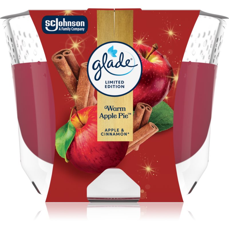 GLADE Warm Apple Pie ароматна свещ 204 гр. - Аромат - Сравни цени от 1 магазин с безплатна доставка