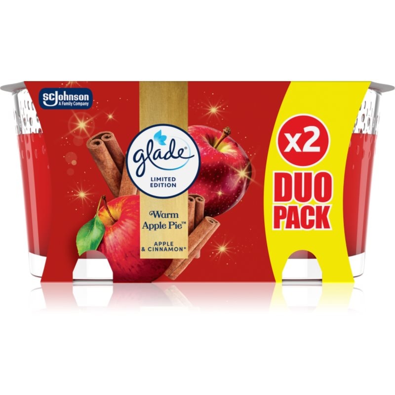 GLADE Warm Apple Pie ароматна свещ 2x112 гр. - Аромат - Сравни цени от 1 магазин с безплатна доставка