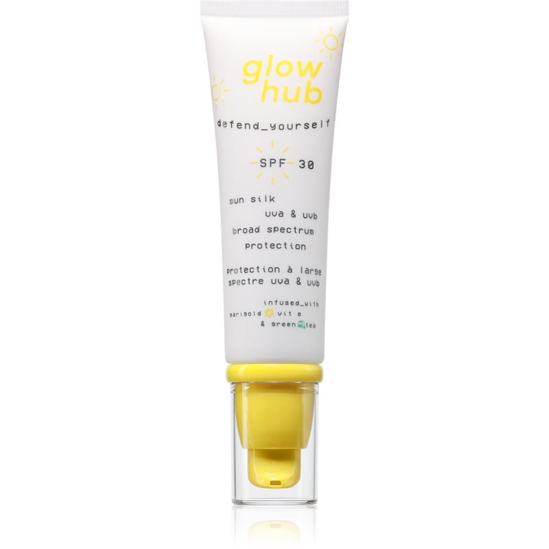 Glow Hub Glow Hub Sun Silk слънцезащитен крем за лице SPF 30 - Унисекс парфюм 50мл - Сравни цени от 1 магазин с безплатна доставка