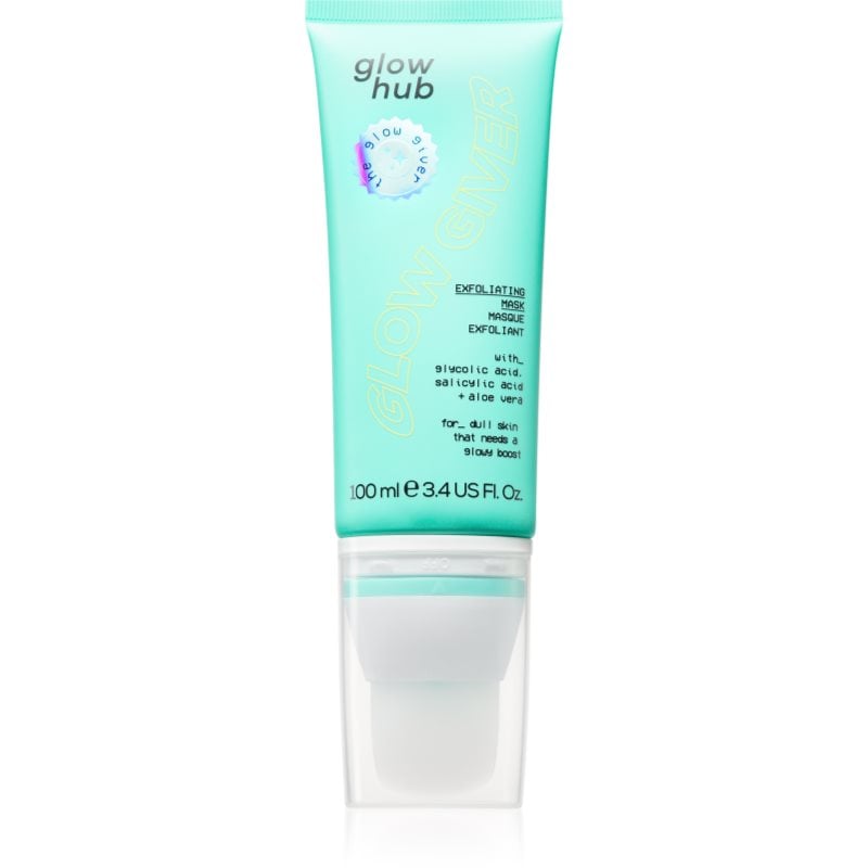 Glow Hub Glow Giver ексфолираща маска за озаряване на лицето