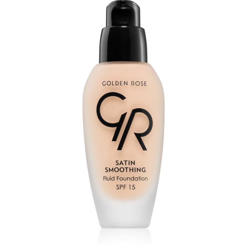 Golden Rose Satin Smoothing дълготраен течен фон дьо тен SPF 15