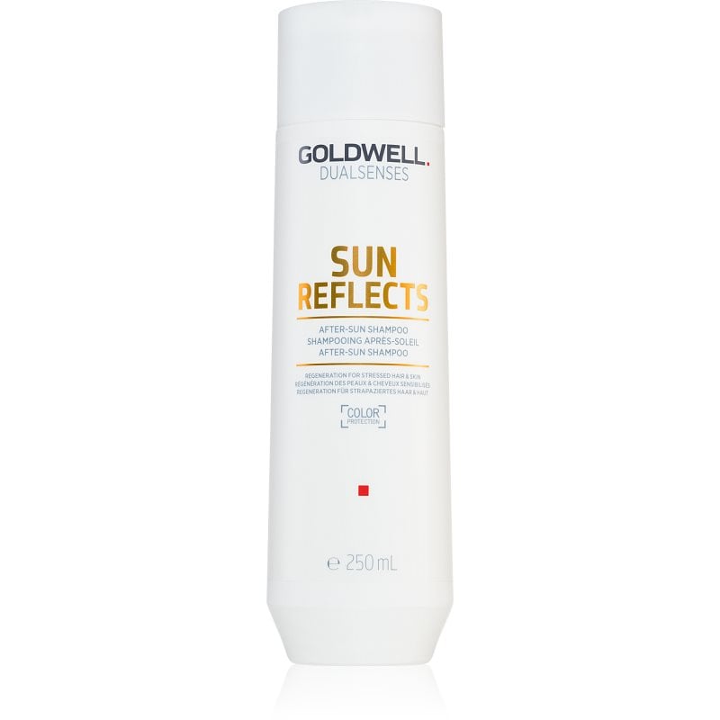 Goldwell Dualsenses Sun Reflects почистващ и подхранващ шампоан за изтощена от слънце коса
