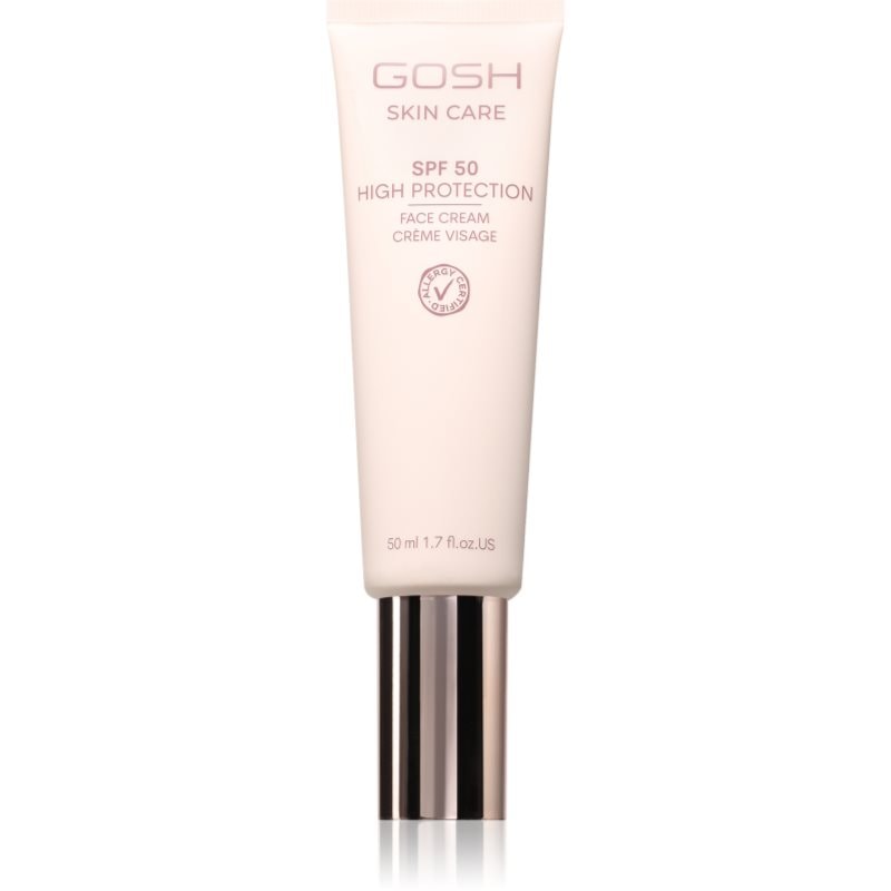 Gosh Skin Care SPF50 защитен крем за суха и чувствителна кожа SPF 50 - Грижа за тяло - Сравни цени от 1 магазин с безплатна доставка