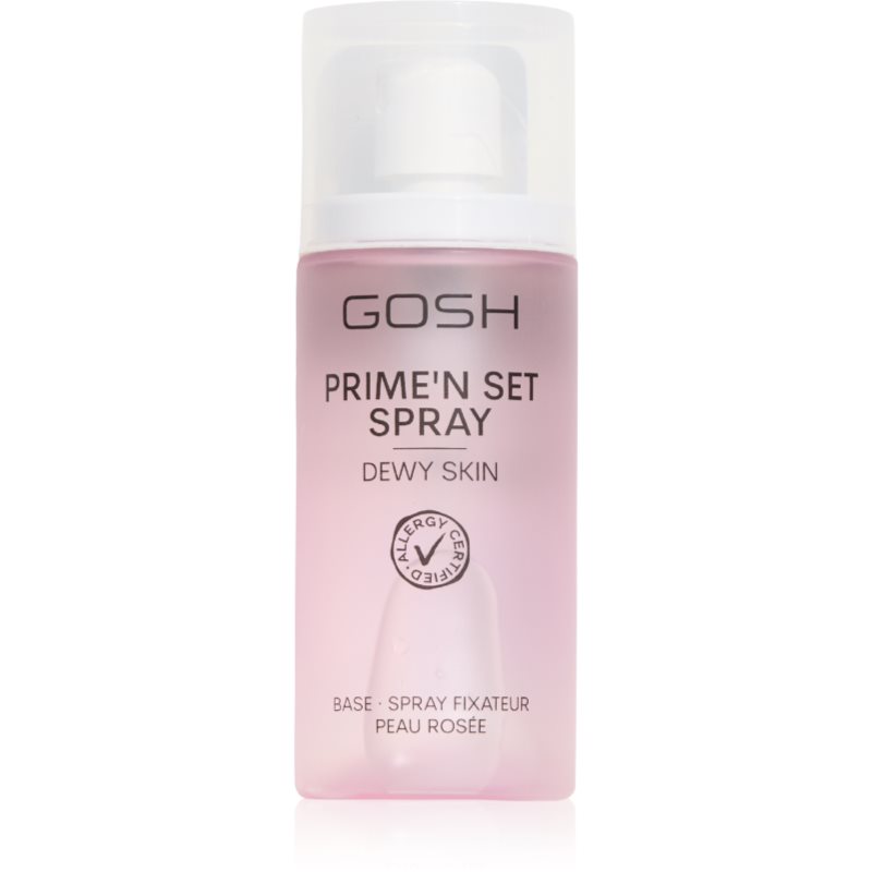 Gosh Gosh Prime'n Set Dewy Skin озаряващ фиксиращ спрей за лице - Унисекс парфюм 50мл - Сравни цени от 1 магазин с безплатна доставка