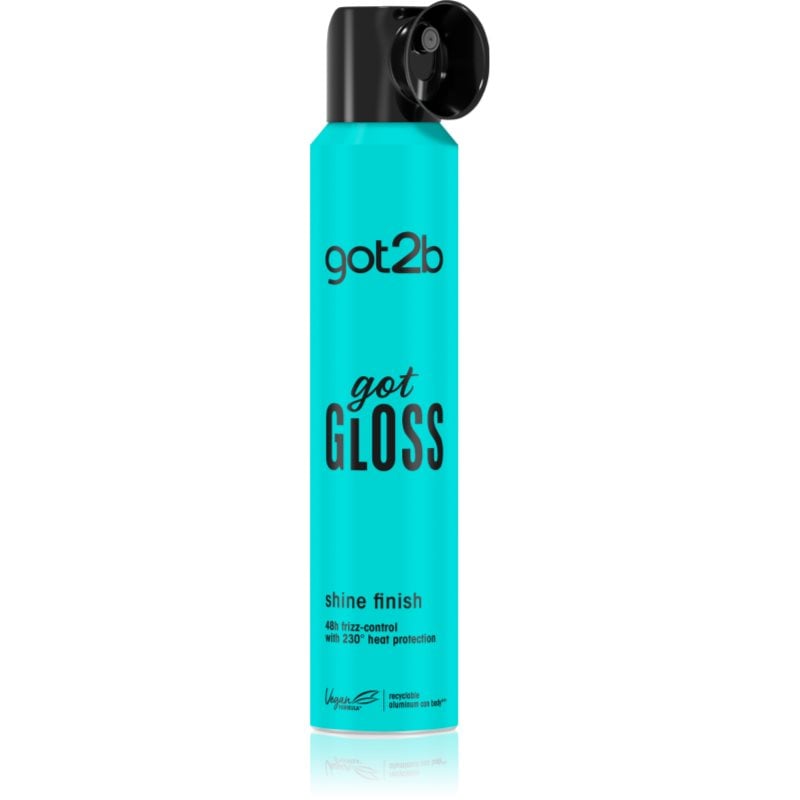 got2b got Gloss Shine Finish спрей за защита на косата от топлината за блясък и мекота на косата