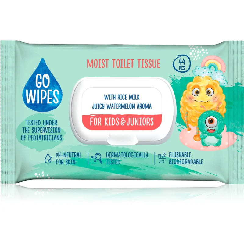 GoWipes For Kids & Juniors влажна тоалетна хартия за чувствителна кожа за деца - За деца - Сравни цени от 1 магазин с безплатна доставка