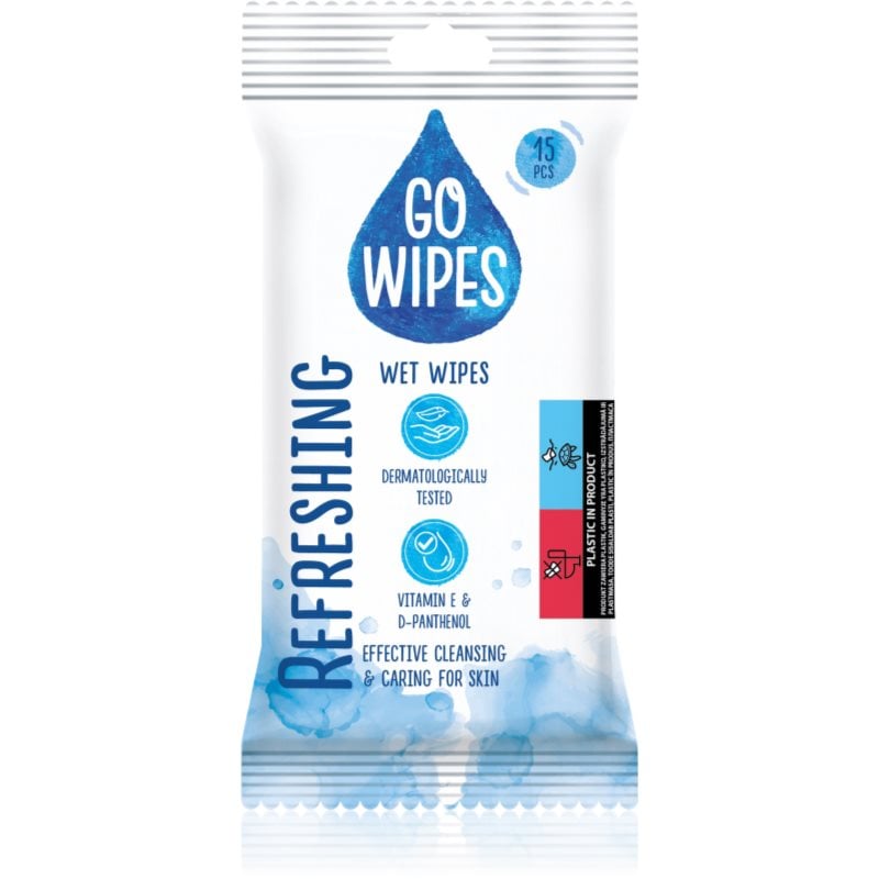 GoWipes Refreshing мокри почистващи кърпички за ръце