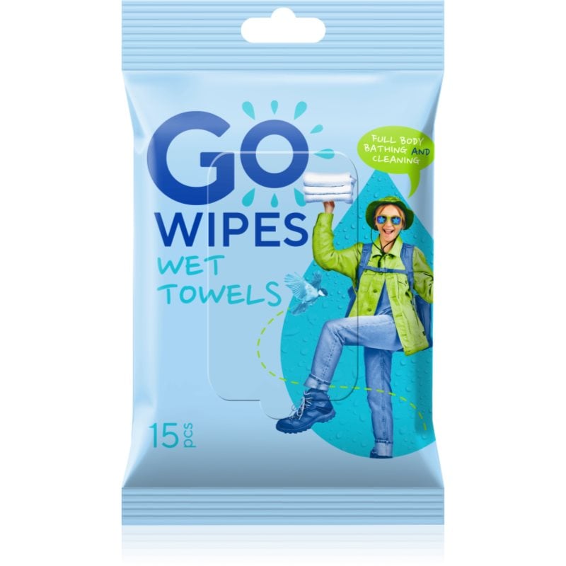 GoWipes Wet Towels освежаващи мокри кърпички