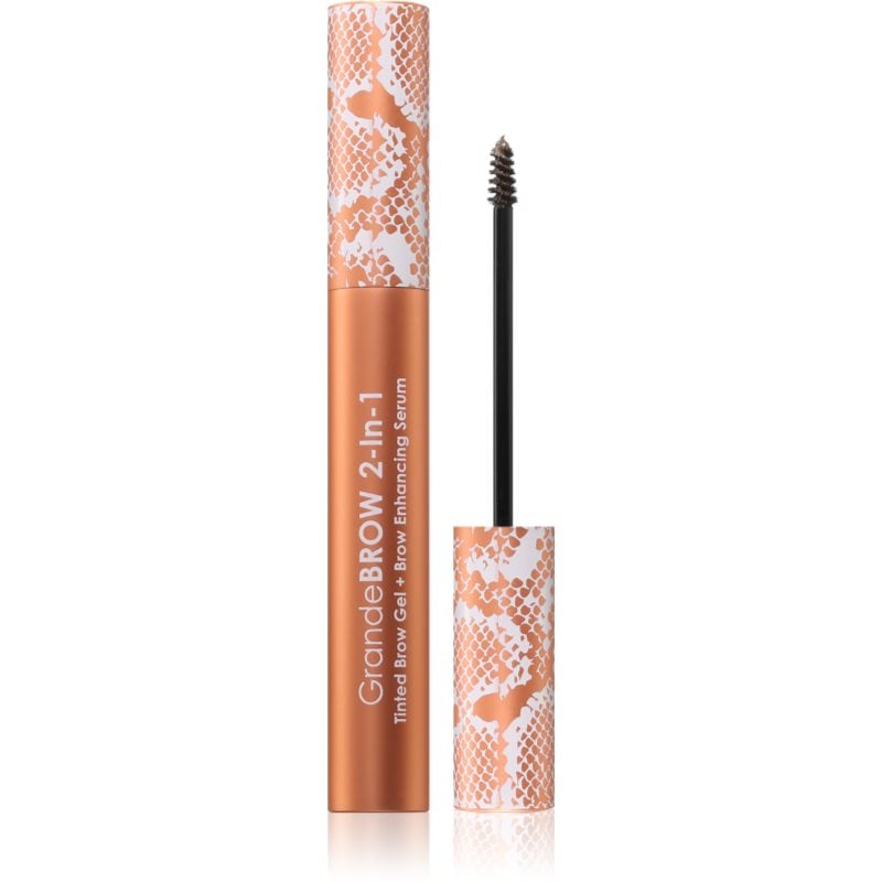 Grande Cosmetics GrandeBrow tónovací gel na obočí se sérem цвят Medium 3.