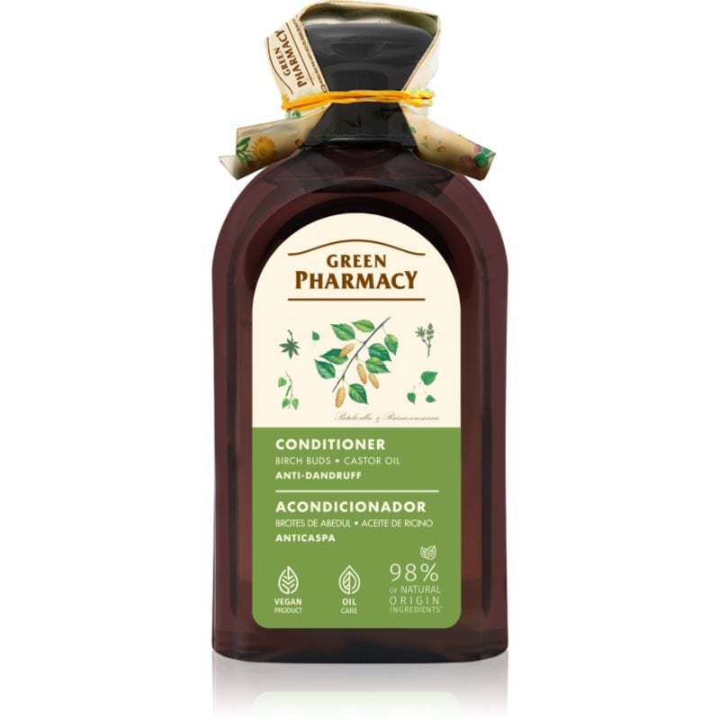 Green Pharmacy Birch Buds & Castol Oil Conditioner балсам против пърхот