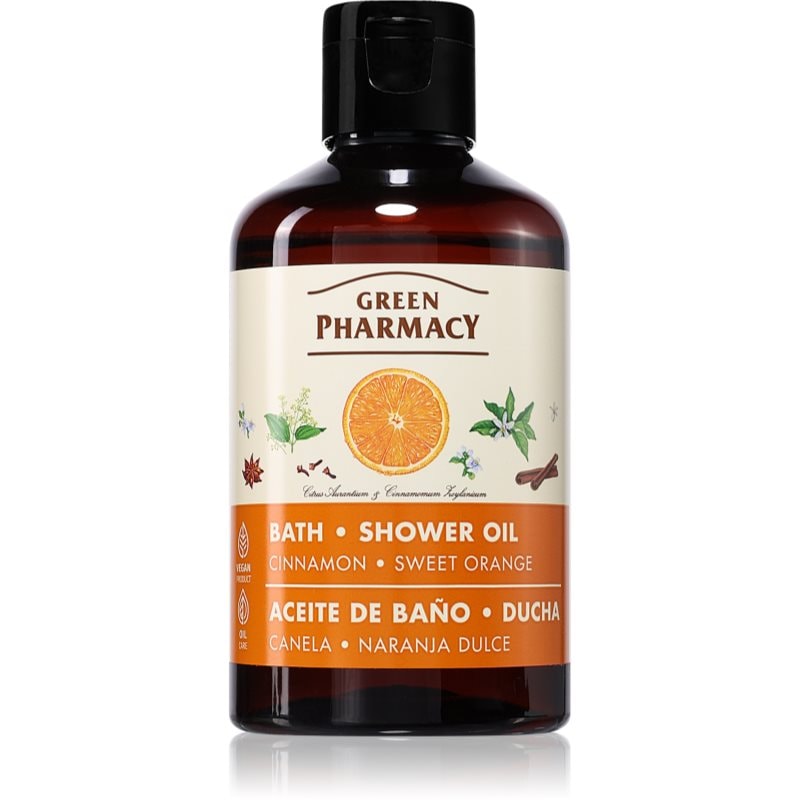 Green Pharmacy Cinnamon & Sweet orange Bath Oil душ масло канела - Грижа за тяло - Сравни цени от 1 магазин с безплатна доставка