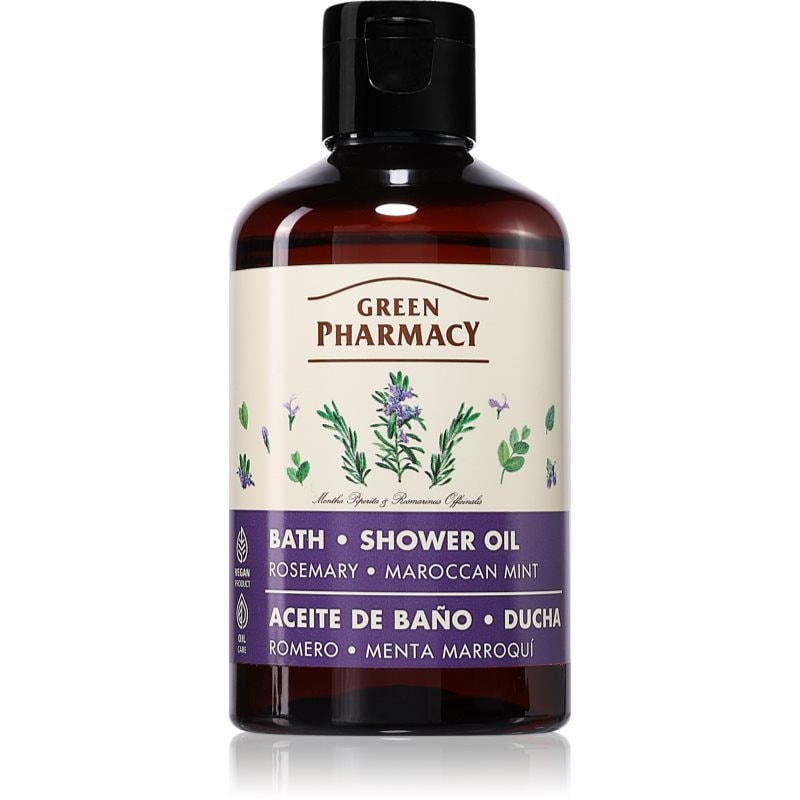 Green Pharmacy Rosemary & Moroccan Mint Bath Oil душ-масло с грижа за тялото - Грижа за тяло - Сравни цени от 1 магазин с безплатна доставка