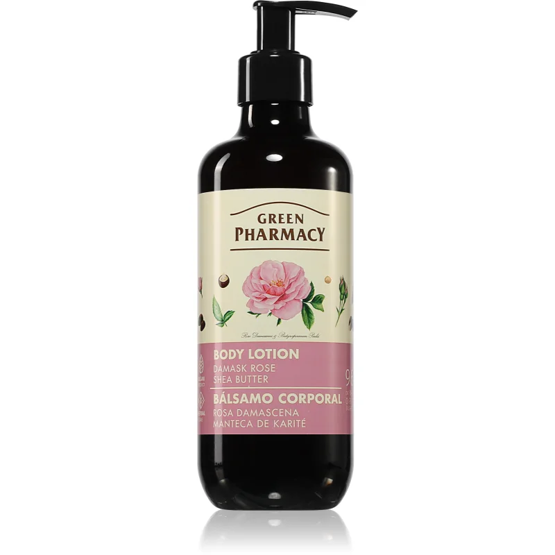 Green Pharmacy Damask Rose & Shea Butter Body Lotion подхранващ лосион за тяло - Грижа за тяло - Сравни цени от 1 магазин с безплатна доставка