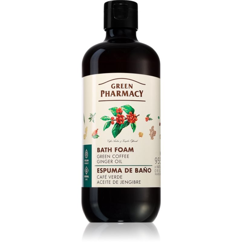 Green Pharmacy Green coffee & Ginger Oil Bath Foam пяна за вана