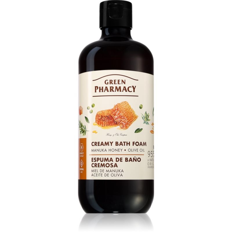 Green Pharmacy Green Pharmacy Manuka Honey & Olive Oil Bath Foam кремообразна пяна за вана - Унисекс парфюм 500мл - Сравни цени от 1 магазин с безплатна доставка