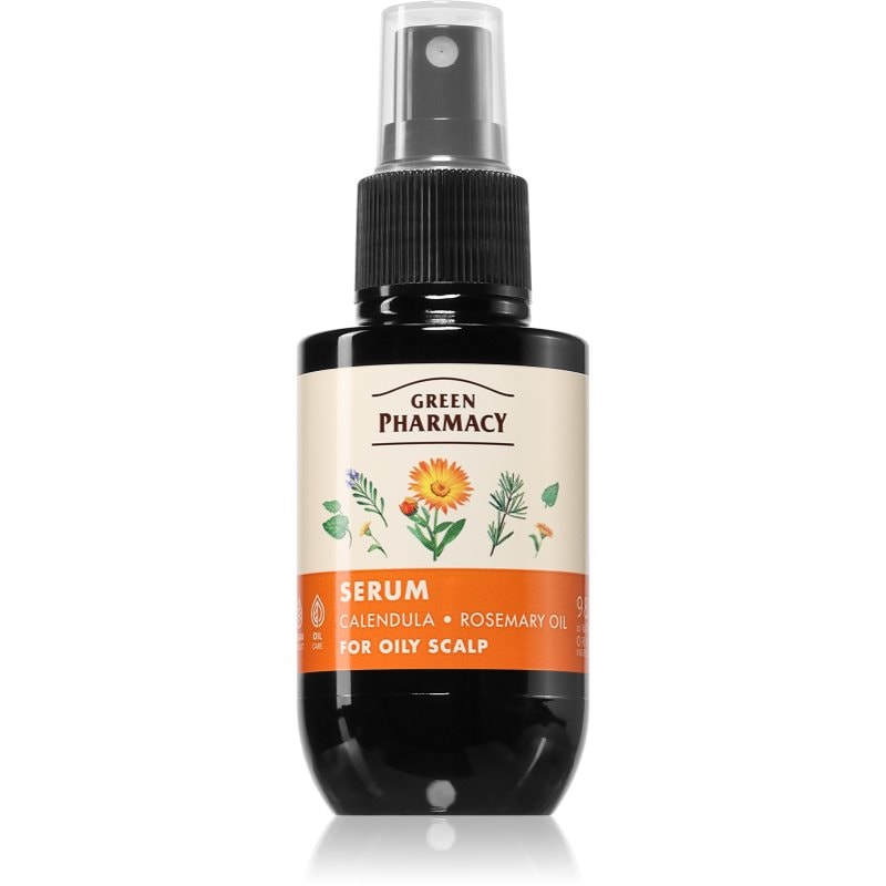 Green Pharmacy Calendula & Rosemary Serum серум за мазна коса - Грижа за коса - Сравни цени от 1 магазин с безплатна доставка