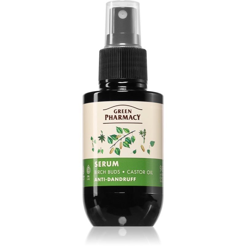 Green Pharmacy Birch Buds & Castol Oil Care Serum серум против пърхот