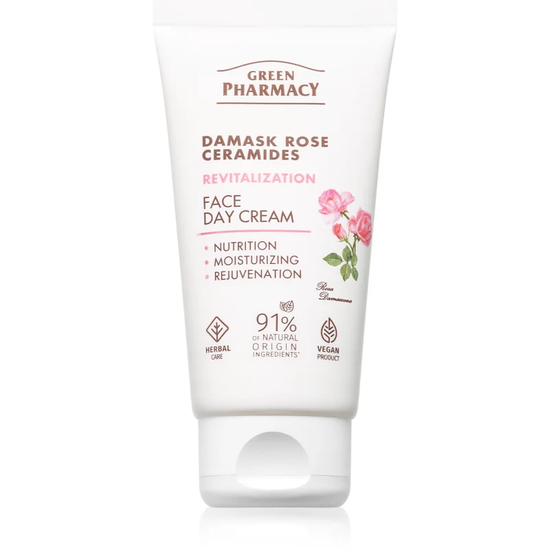 Green Pharmacy Damask Rose & Ceramides Face Cream дневен крем за лице с интензивно подхранване - Грижа за лице - Сравни цени от 1 магазин с безплатна доставка