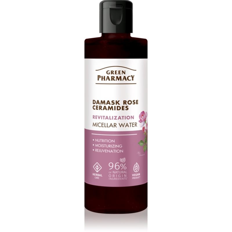 Green Pharmacy Damask Rose & Ceramides Micellar Water почистваща мицеларна вода