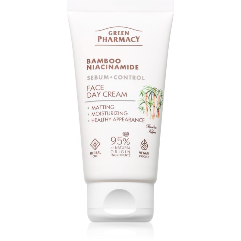 Green Pharmacy Bamboo & Niacinamide Day Face Cream дневен крем за лице - Грижа за лице - Сравни цени от 1 магазин с безплатна доставка