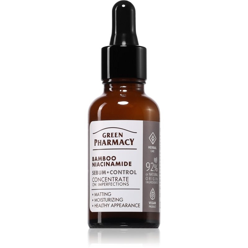 Green Pharmacy Bamboo & Niacinamide Face Serum интензивен хидратиращ серум - Грижа за лице - Сравни цени от 1 магазин с безплатна доставка