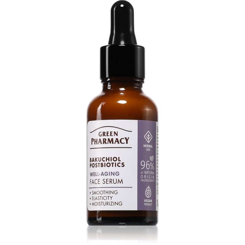 Green Pharmacy Bakuchiol & Postbiotics Serum серум против стареене на кожата - Грижа за лице - Сравни цени от 1 магазин с безплатна доставка