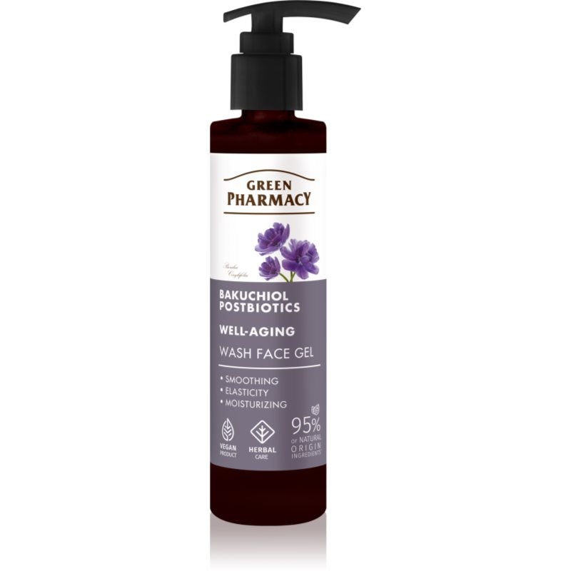 Green Pharmacy Bakuchiol & Postbiotics Face Wash Gel измиващ гел за лице - Грижа за лице - Сравни цени от 1 магазин с безплатна доставка