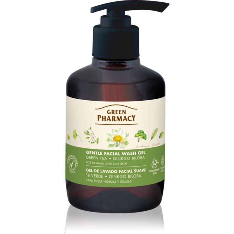 Green Pharmacy Green Tea Face Wash лек почистващ гел за смесена и мазна кожа - Грижа за лице - Сравни цени от 1 магазин с безплатна доставка