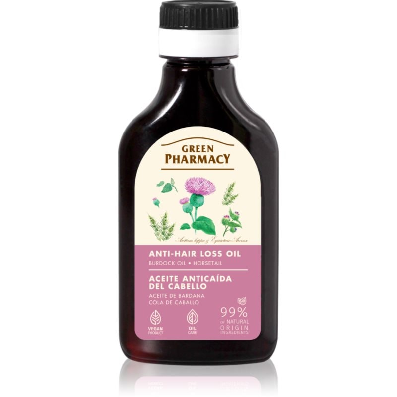 Green Pharmacy Horsetail Burdock Oil масло от репей против косопад - Грижа за коса - Сравни цени от 1 магазин с безплатна доставка