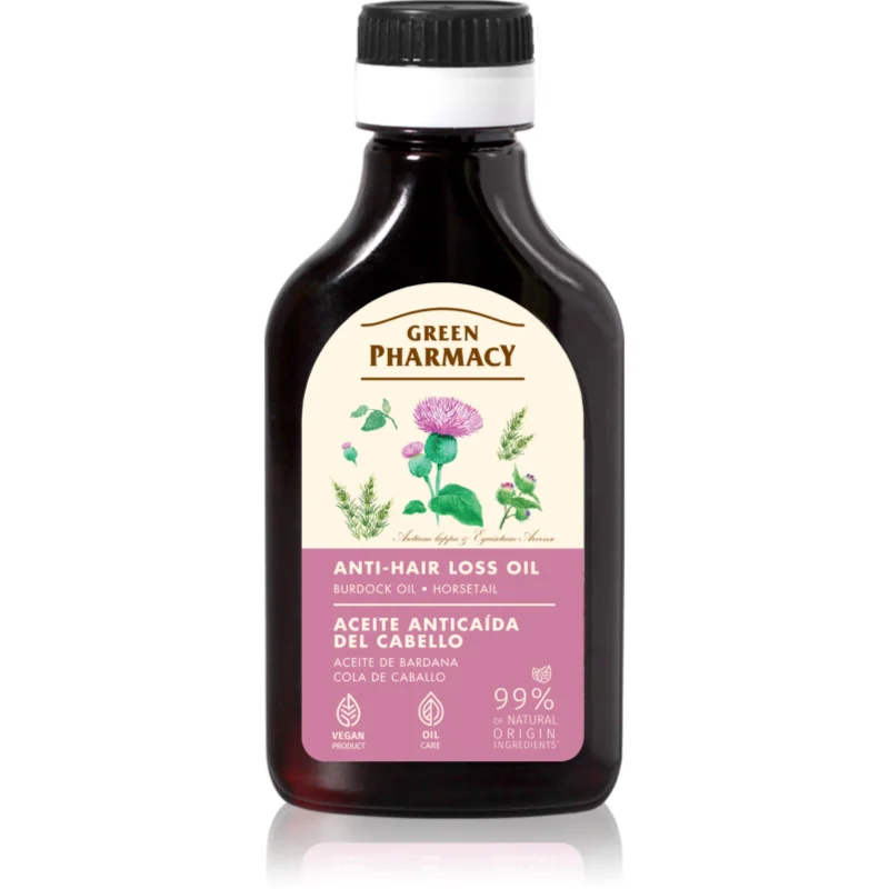 Green Pharmacy Horsetail Burdock Oil масло от репей против косопад - Грижа за коса - Сравни цени от 1 магазин с безплатна доставка