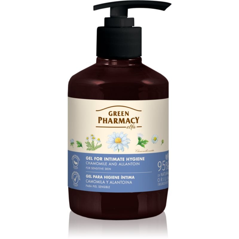 Green Pharmacy Chamomile Gel for Intimate Hygiene гел за интимна хигиена за чувствителна кожа