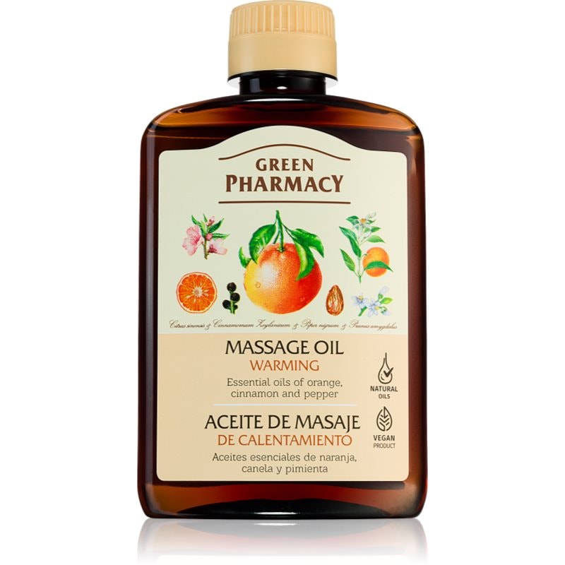 Green Pharmacy Essential oils of Orange Massage Oil загряващо масажно масло - Грижа за тяло - Сравни цени от 1 магазин с безплатна доставка