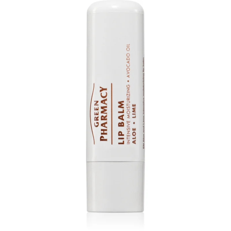 Green Pharmacy Aloe Lip Balm интензивен хидратиращ балсам за устни SPF 10