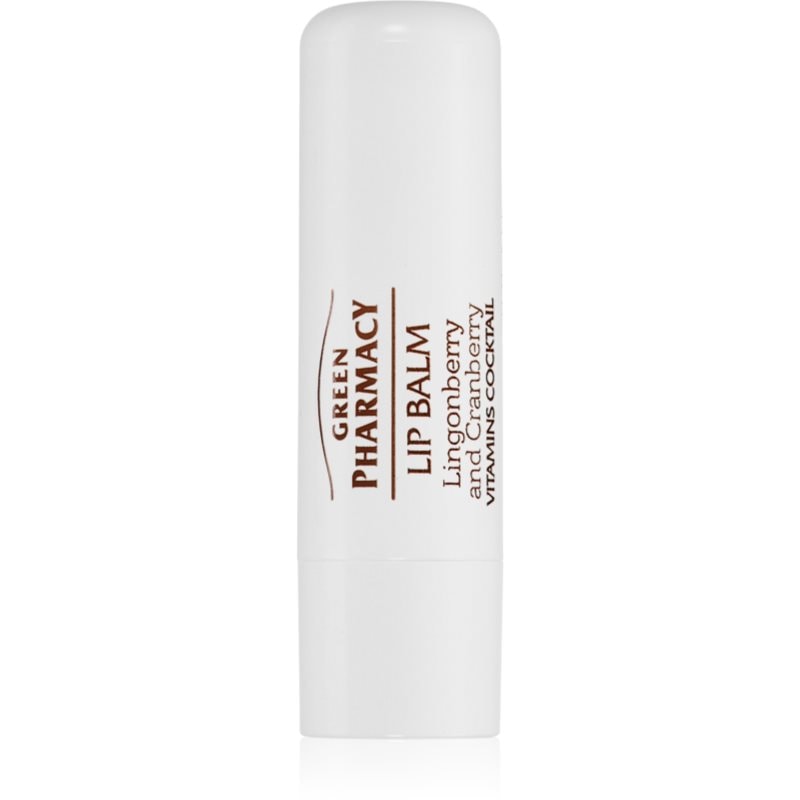 Green Pharmacy Lingonberry and Cranberry Lip Balm подхранващ балсам за устни SPF 10 - Грижа за лице - Сравни цени от 1 магазин с безплатна доставка
