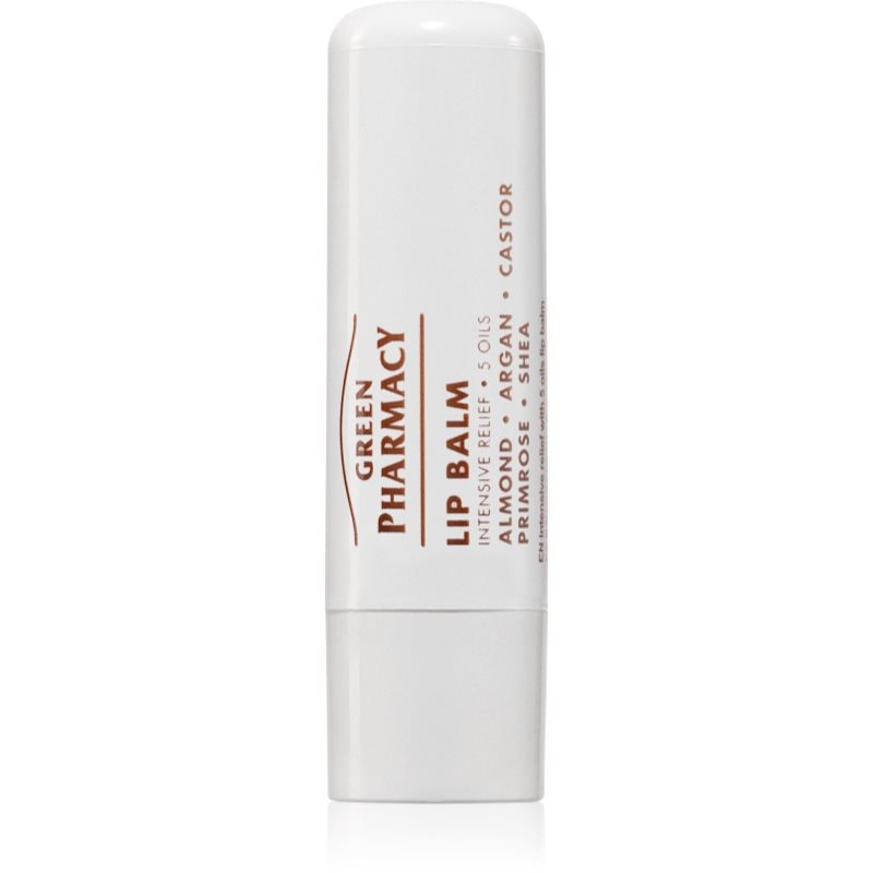 Green Pharmacy Mix of oils Lip Balm интензивен хидратиращ балсам за устни SPF 10 без силикони, парабени и оцветители - Грижа за лице - Сравни цени от 1 магазин с безплатна доставка