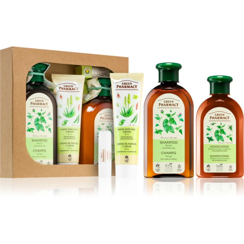 Green Pharmacy Herbal Care подаръчен комплект за нормална коса - Комплект - Сравни цени от 1 магазин с безплатна доставка