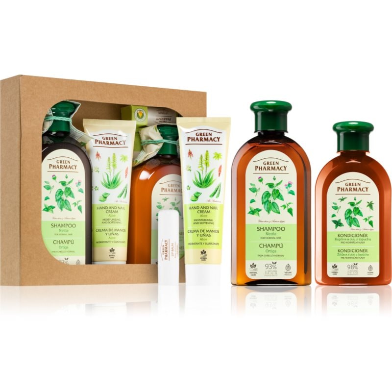 Green Pharmacy Herbal Care подаръчен комплект за нормална коса - Комплект - Сравни цени от 1 магазин с безплатна доставка
