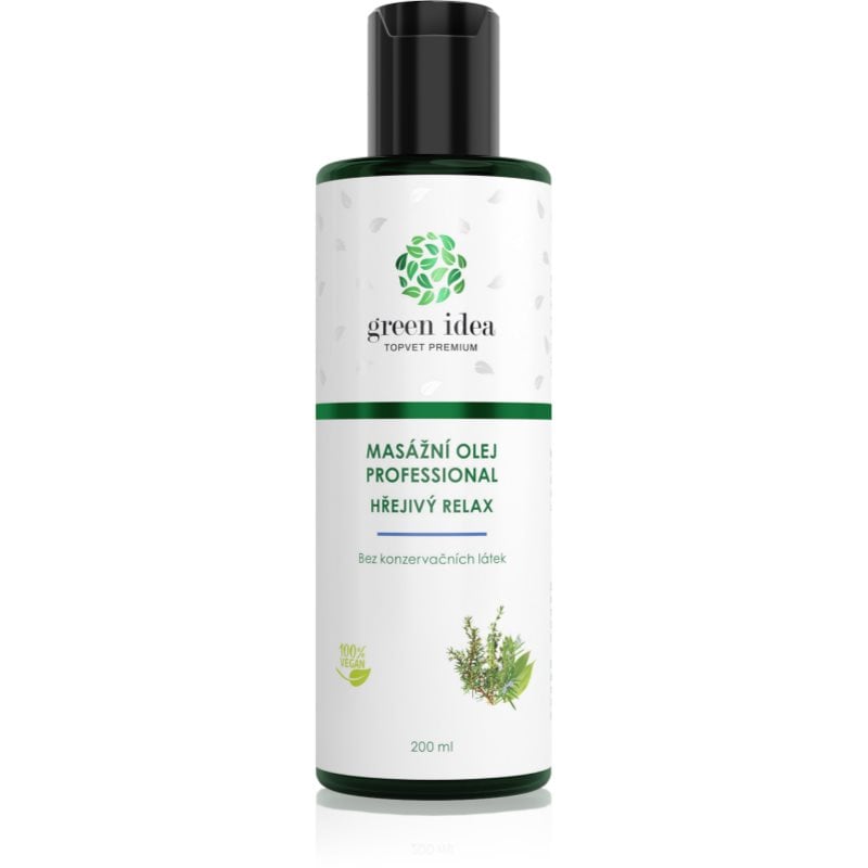 Green Idea Massage oil warm relaxation масажно олио